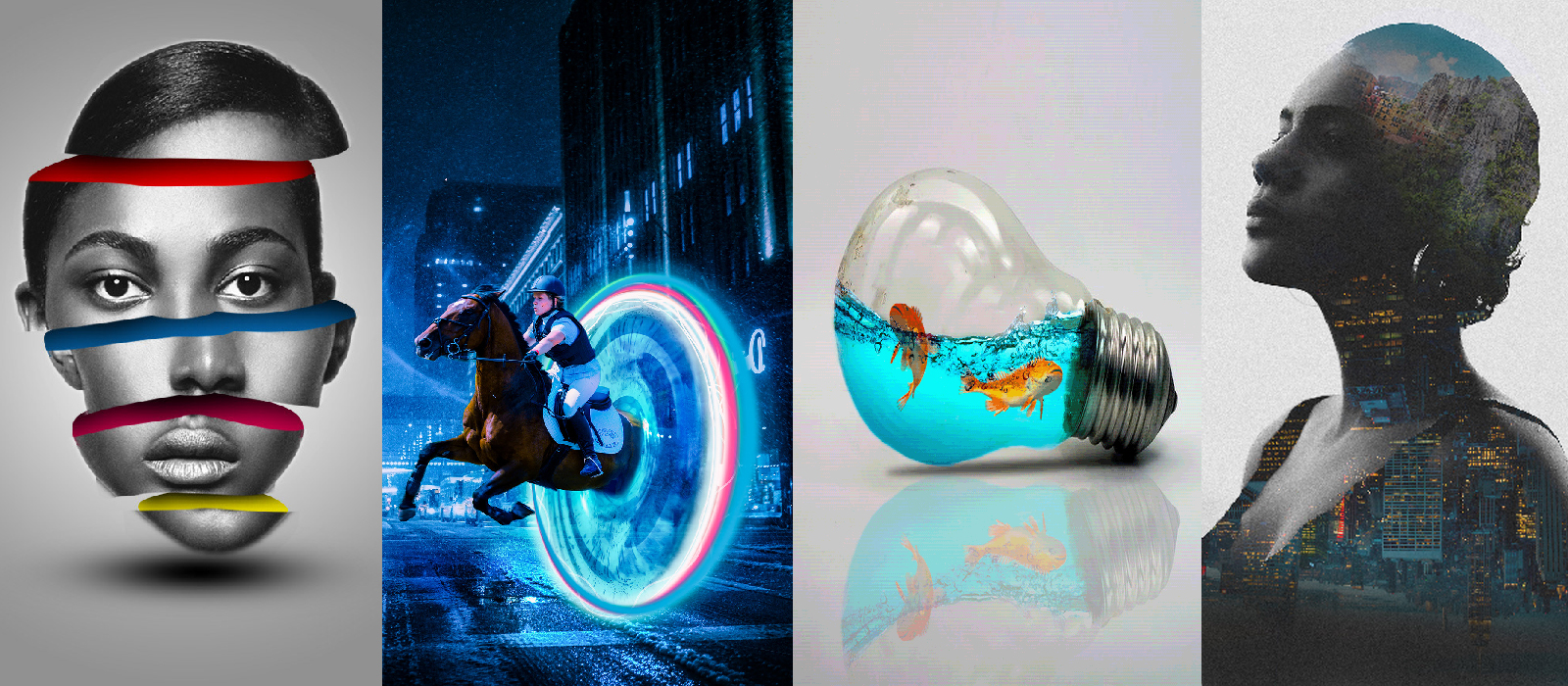 Digital art and photo manipulation by Pepper Animation students
