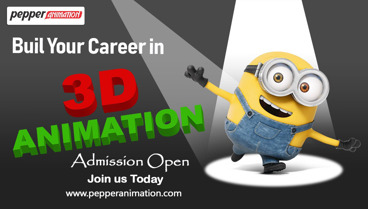 Diploma in 3D Animation Course in Rohini, Delhi | Join Pepper Animation