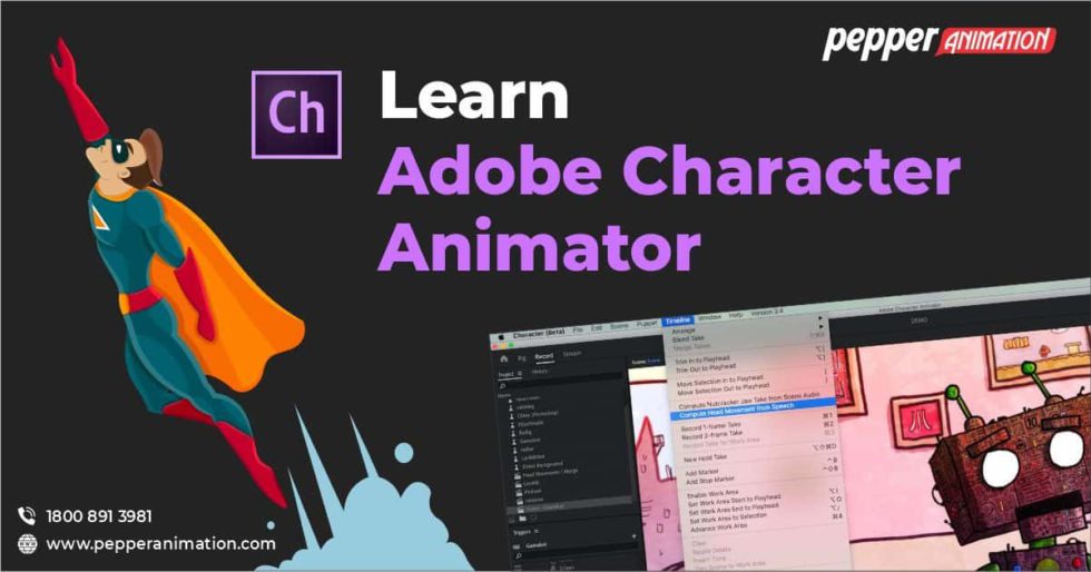 Adobe Character Animator Training in Delhi | Join Pepper Animation