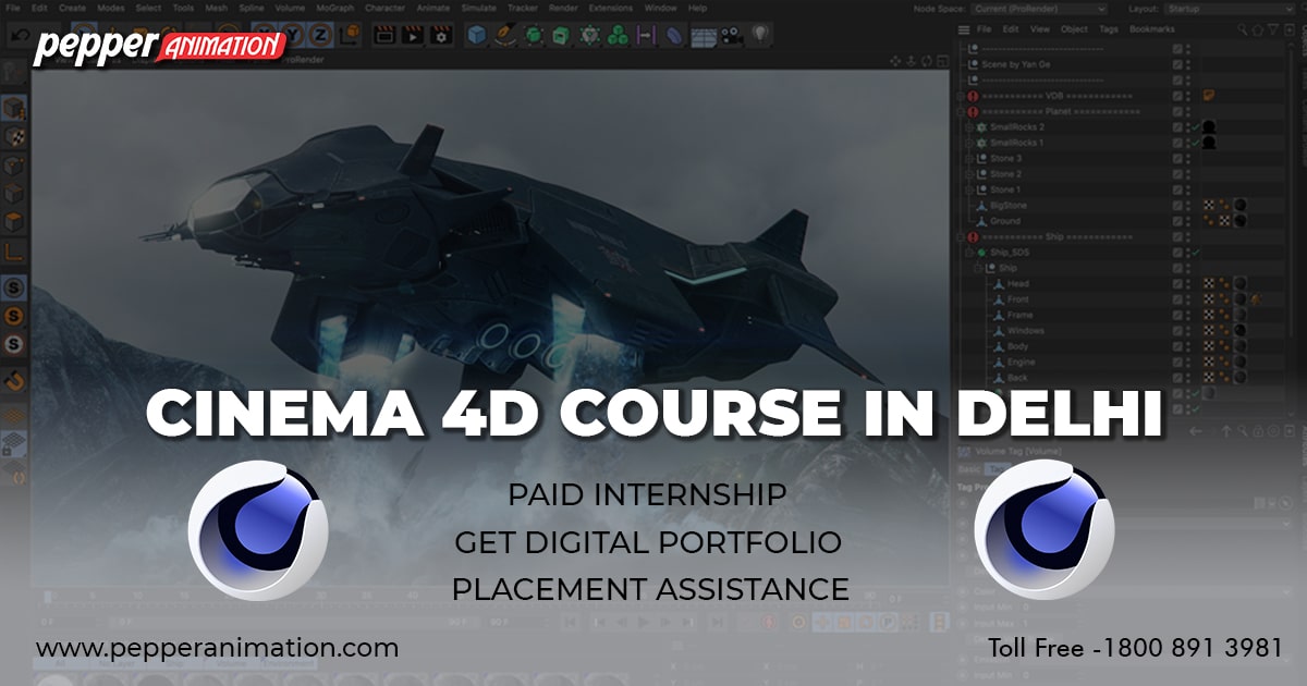 Cinema 4d Training in Delhi